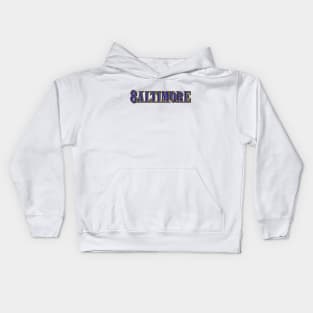 8ALTIMORE - White Kids Hoodie